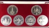 Russland - UdSSR 1 Rubel XXII Summer Olympics Moscow 1980, complete set -