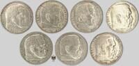 Drittes Reich 5 RM Hindenburg with Swast. -