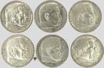Drittes Reich 5 RM Hindenburg with Swast. -