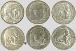 Drittes Reich 5 RM Hindenburg with Swast. -