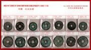 China 14 x div. Cash Coins from 8 diff. Emperors of the Sung Dynasty -