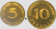 Bundesrepublik Deutschland 5 und 10 Pfg Currency issue -