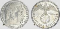 Drittes Reich 2 RM Hindenburg with Swast. -
