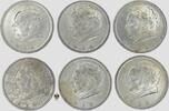 Österreich 2 Schilling 100th anniversary of the death of Franz Schubert, lot of 6 pieces -