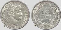 USA 10 Cents Barber Dime -