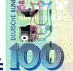 Bundesrepublik 100 DM HOLO-FEHLER Clara Schumann mit fehlerhaften Kinegram Serie GA -