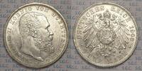 Kaiserreich, Württemberg 5 RM King Wilhelm II -