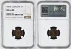 Kaiserreich 1 Pfennig Currency issue - Small Eagle -