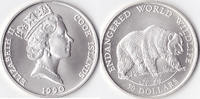 Cook-Inseln, 50 Dollars, 1990, Graubär, stempelglanz, 95,00 EUR85,00 EUR  Excl. 7,00 EUR Verzending