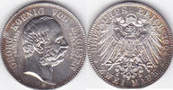Deutschland, 2 Mark, 1904, Kaiserreich, Sachsen, Königreich, Georg, 1902... 120,00 EUR  Excl. 7,00 EUR Verzending