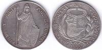 Peru, 8 Reales, Republik, -