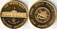 Australien, Eine Unze Gold,sehr selten, Elisabeth II., 1952-2022, -