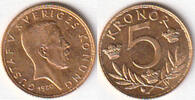 Schweden , 5 Kronen, König Gustaf V. 1907-1950, -