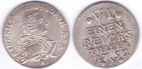 Deutschland, 1/6 Taler,Berlin, Preussen, Königreich, Friedrich II.,1740-1786, -