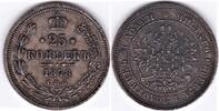 Russland, 25 Kopeken, Alexander II.,1855-1881, -