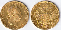 Österreich, Dukat,Wien, Franz Joseph I.,1848-1916, -