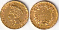 USA, 3 Dollars, Indian Head, -