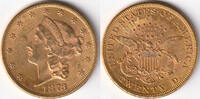 USA, 20 Dollars, Liberty Head,1849-1907, -