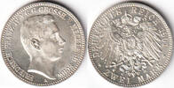 Deutschland, 2 Mark, Kaiserreich, Mecklenburg-Schwerin, Großherzogtum, Friedrich Franz IV.,1901-1918, -