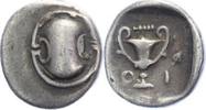 Zentralgriechenland Hemidrachme Thespiae. Boeotien -