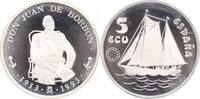 Spanien 5 Ecu Juan Carlos I. 1975-2014. -