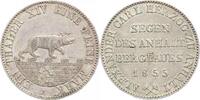Anhalt-Bernburg Ausbeutetaler Alexander Carl 1834-1863. -