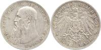 Sachsen-Meiningen 3 Mark Georg II. 1866-1914. -