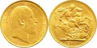 Australien One Pound Gold Edward VII. 1901-1910. -