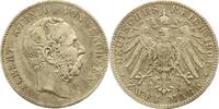 Sachsen 2 Mark Albert 1873-1902. -