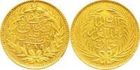 Tunesien 25 Piaster Gold Mohammed und Mohammed Al-Sadik 1855-1892. -