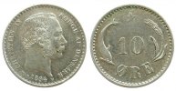 Dänemark 10 Öre Ag Christian IX -