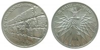 Israel 10 Lirot Ag Klagemauer, angelaufen -
