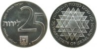 Israel 25 Lirot Ag 25.Jahre Staatsanleihen, angelaufen -