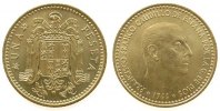 Spanien 1 Peseta AlNBr Franco, 1966/74 -