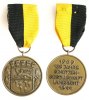 Schützen nach 1945 Medaille am Band -- Lambrecht - 125 Jahre Schützengesellschaft, ca. 39,5 MM, ohne Nadel -