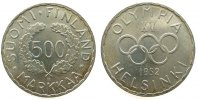 Finnland 500 Markka Ag Olympiade -