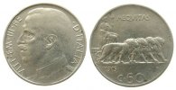 Italien 50 Centesimi KN Victor Emanuel III, Randfehler -