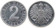 Österreich 2 Groschen Al 2. Republik -