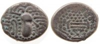 Indien IPS Drachme 900-1150 Ag Sassasinen, Saurashtra u. Gujarat, stil.Büste / stil. Feueraltar ss