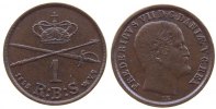 Dänemark 1 RBS Ku Frederik VII, Rigsbankskilling, Siegs 4 -