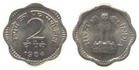 Indien Republik 2 Paise KN Calcutta -