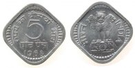 Indien Republik 5 Paise Al Bombay -