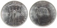 Italien 500 Lire Ag Olympische Sommerspiele in Los Angeles -