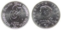 Italien 500 Lire Ag Italienische Präsidentschaft im Europäischen Rat -