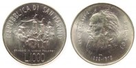 San Marino 1000 Lire Ag Tolstoi -