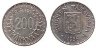 Finnland 200 Markka Ag Wappen -