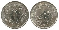 Bolivien 50 Centavos KN Lama/Palme -