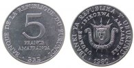 Burundi 5 Francs Al Wappen -