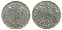 Österreich 10 Heller Ni Franz Joseph I,J374 -