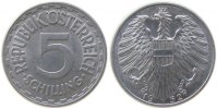 Österreich 5 Schilling Al . -